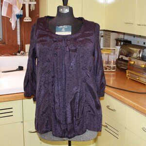 Jacqueline Riu Sheer Dress Women's Shirt